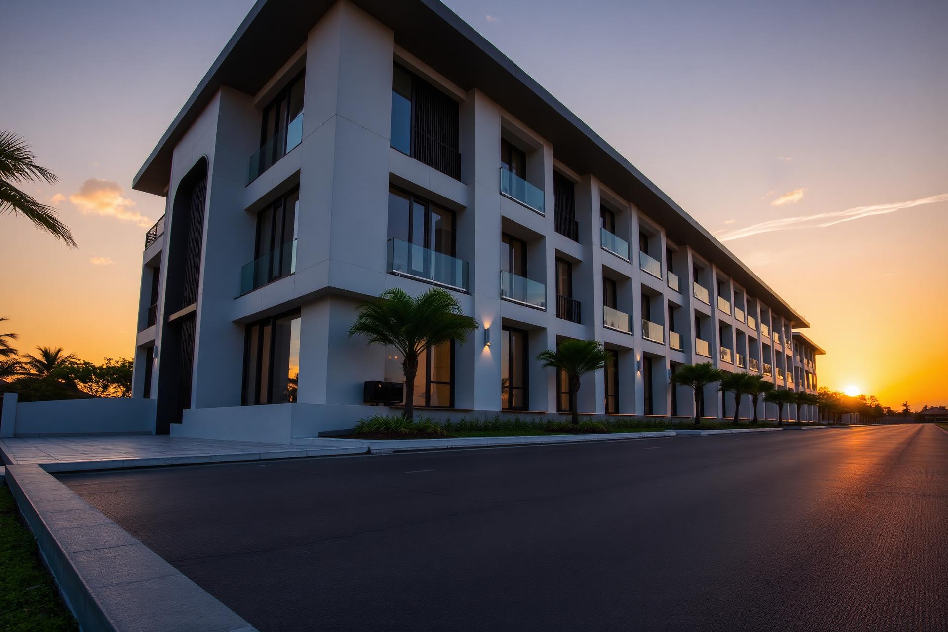 Edifício residencial moderno em Luanda